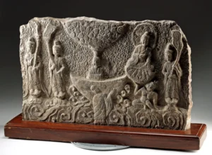 Chinese Ming Stone Panel w/ Buddhist Figural Scene (Auction 2026-06-05, Lot 202)
