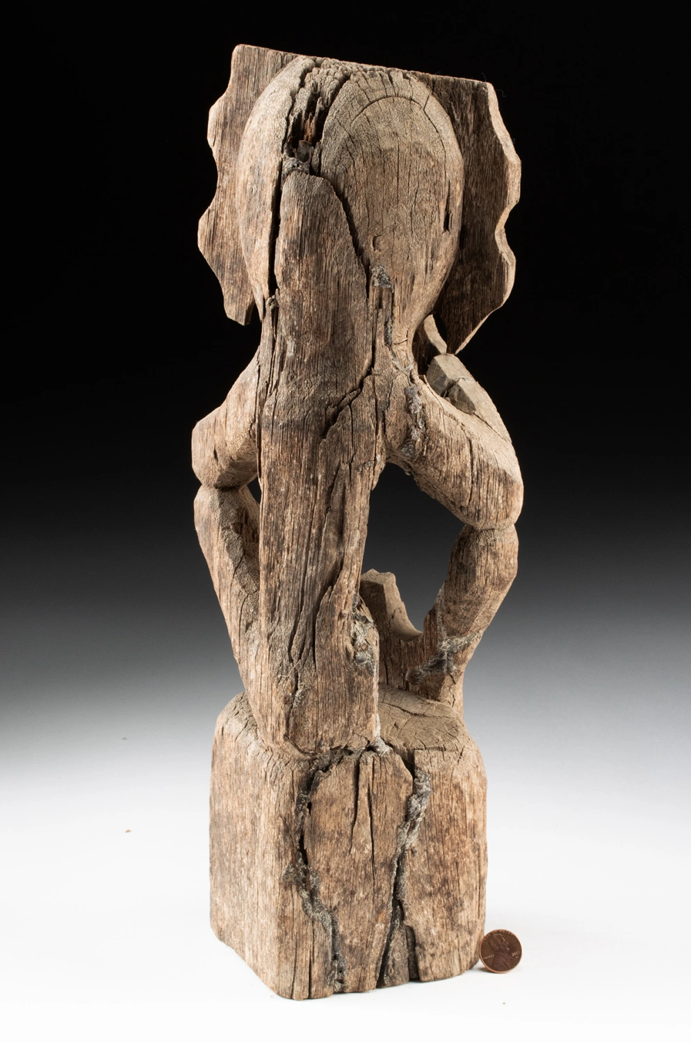 Borneo Dayak Wood Ancestral Figure, Hampatong Guardian (Auction 2026-06-05, Lot 153) - Image 3