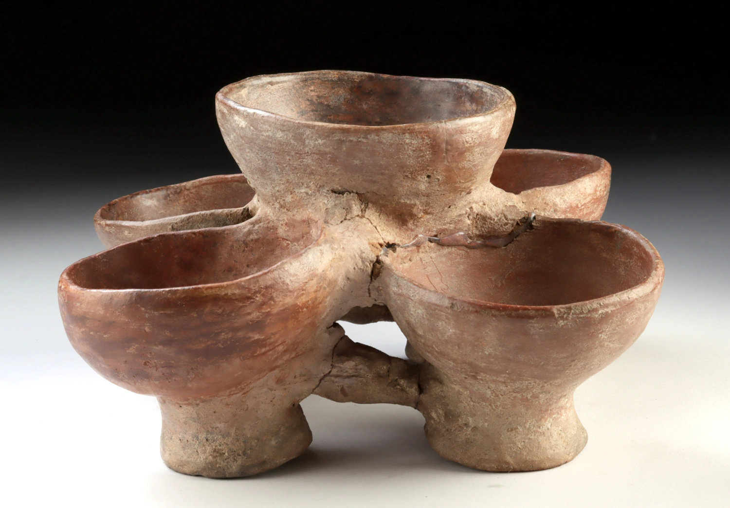 Colima Redware 5-Welled Footed Vessel (Auction 2026-06-05, Lot 39A)