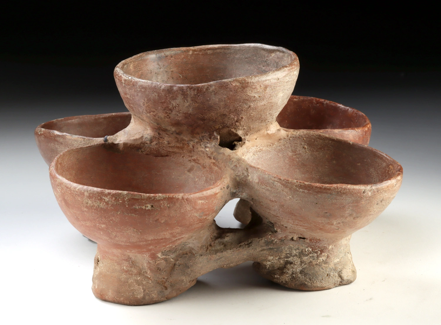 Colima Redware 5-Welled Footed Vessel (Auction 2026-06-05, Lot 39A) - Image 3