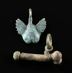 Pair of Roman Bronze Phallic Amulets - Fascina (Auction 2026-06-05, Lot 172)