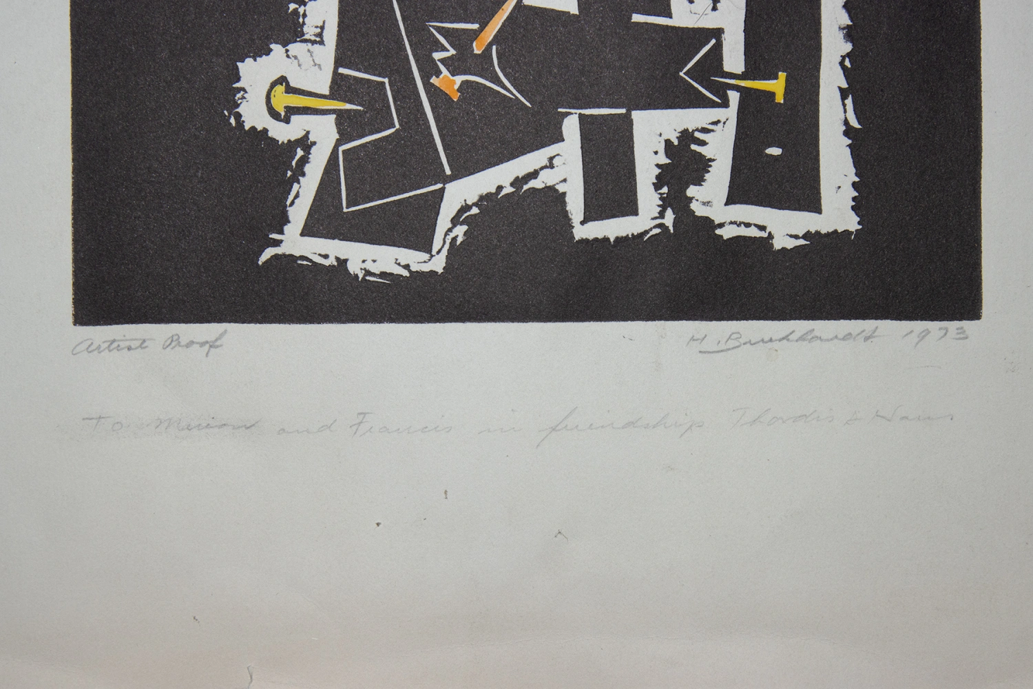 Hans Gustav Burkhardt Artist Proof (1973) (Auction 2026-06-05, Lot 8B) - Image 3