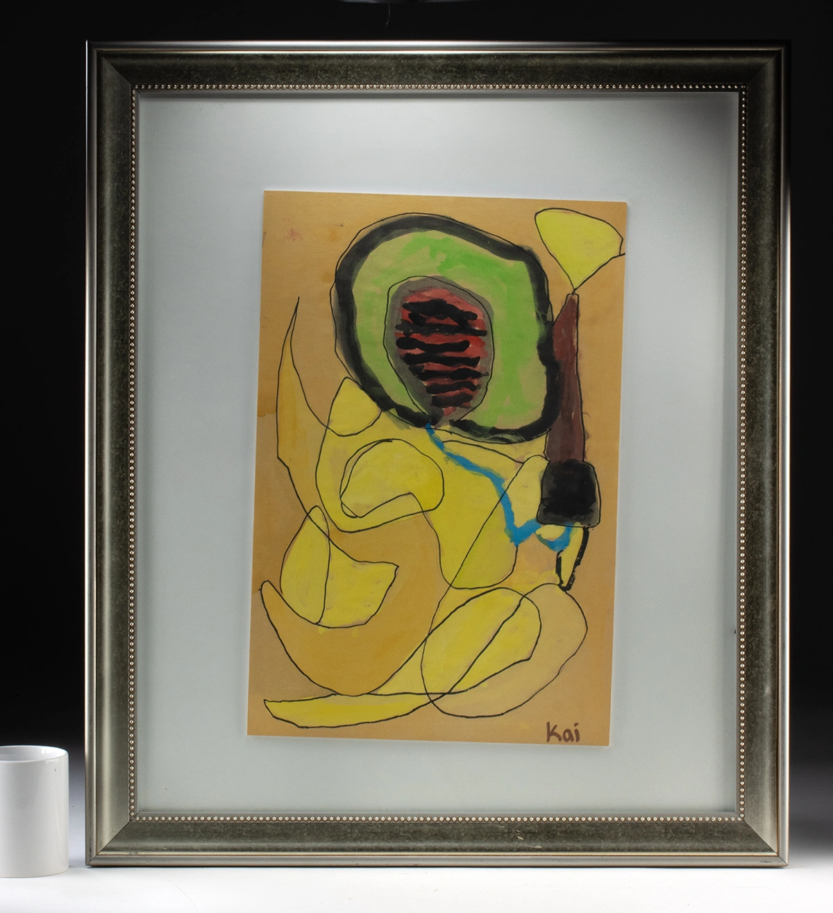Abstract Mixed Media Painting by Kai (Auction 2026-06-05, Lot 18B) - Image 3