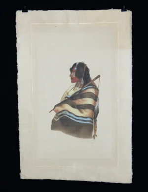 L. R. Laffitte Watercolor after Bodmer - "Kiasax" (Auction 2026-06-05, Lot 10)