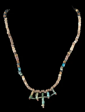 Romano-Egyptian Faience, Glass, & Stone Bead Necklace (Auction 2026-06-05, Lot 162A)