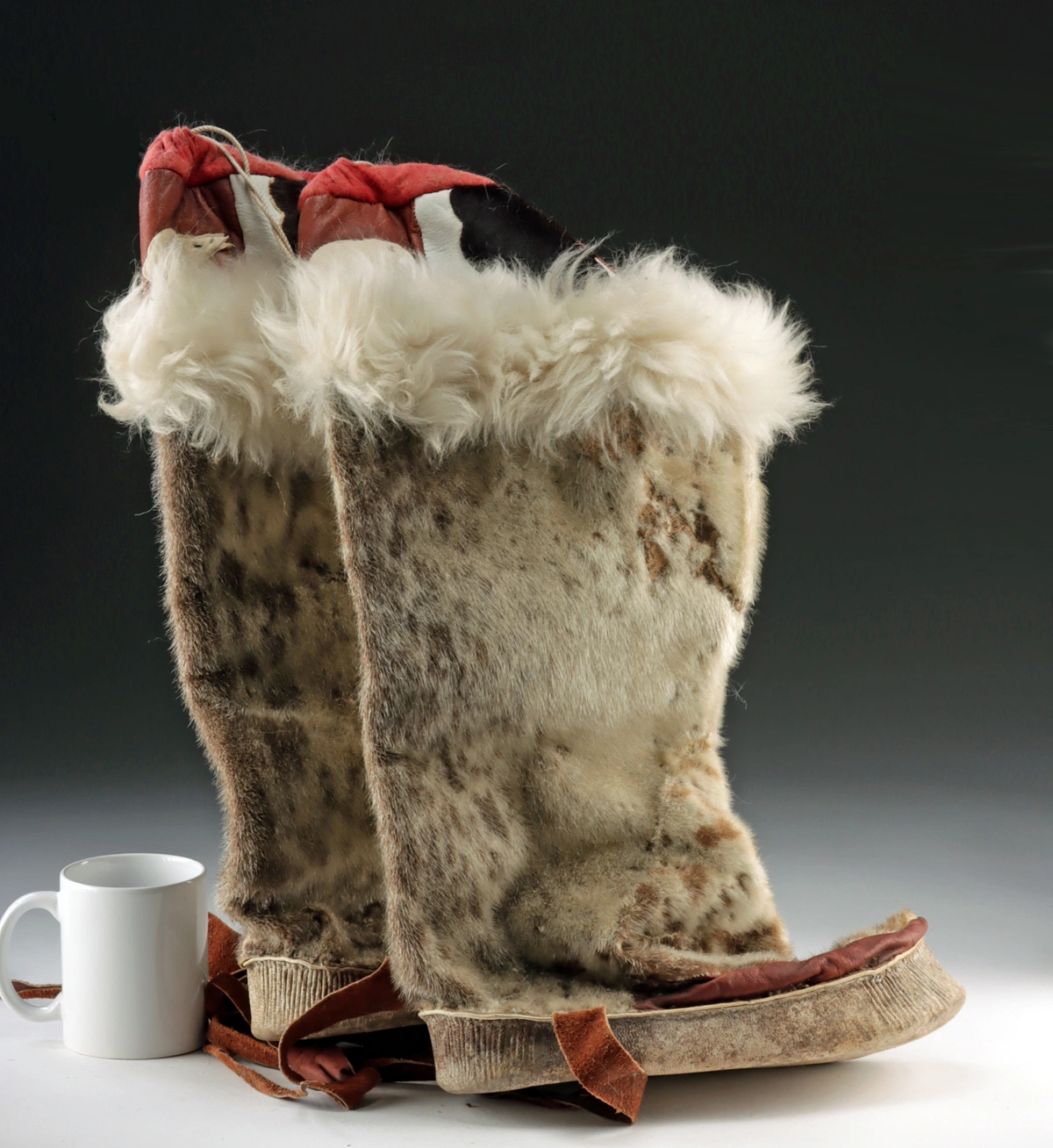 Inuit Seal Fur Mukluks, Bear & Caribou Appliques (Auction 2026-06-05, Lot 117) - Image 3