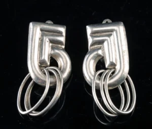 Spratling Silver Rings Earrings (Clip-On) (Auction 2026-06-05, Lot 261)