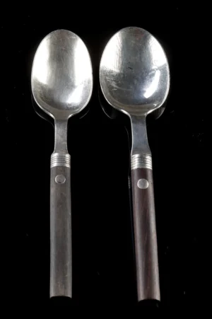 William Spratling Silver & Wood Spoon Pair | TS-24 | Taxco post-1979 (Auction 2026-06-05, Lot 261A)