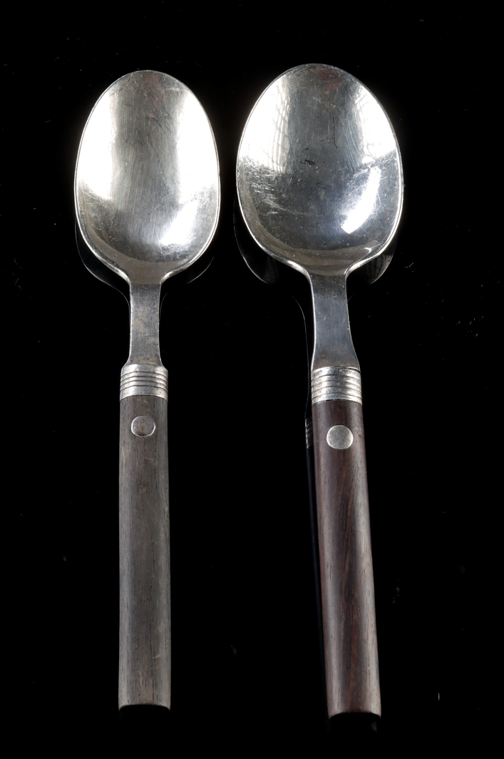 William Spratling Silver & Wood Spoon Pair | TS-24 | Taxco post-1979 (Auction 2026-06-05, Lot 261A)