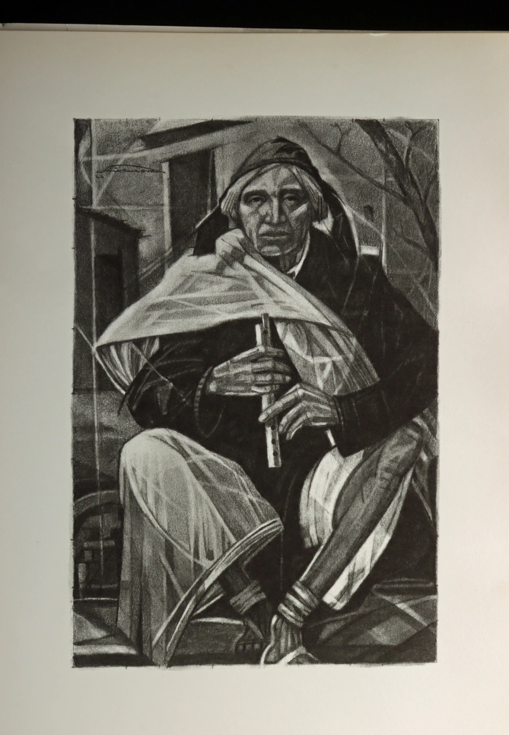 "Tarahumaras: 11 Drawings by Aaron Pina Mora" (1966) (Auction 2026-06-05, Lot 12) - Image 5