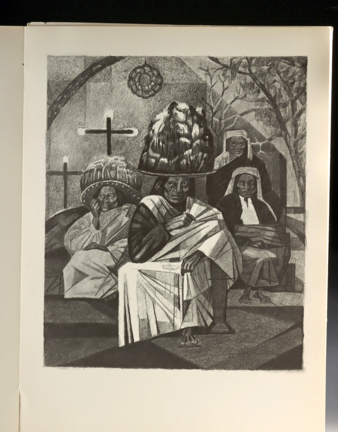 "Tarahumaras: 11 Drawings by Aaron Pina Mora" (1966) (Auction 2026-06-05, Lot 12) - Image 6