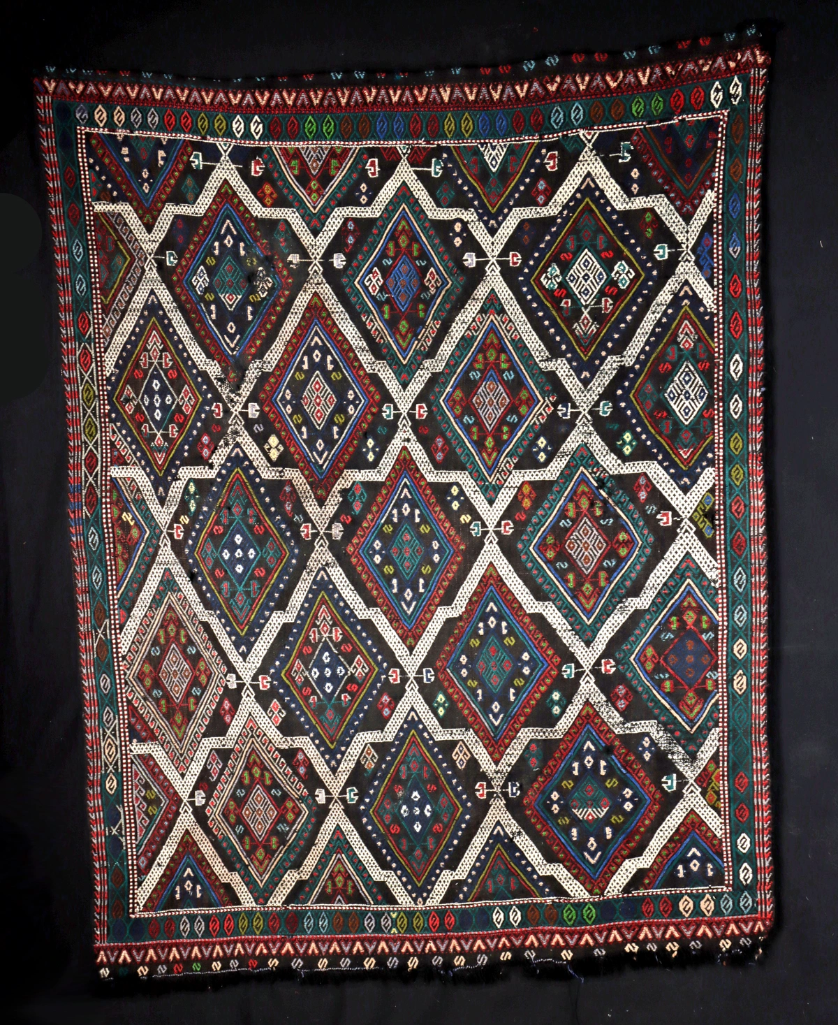Turkish Wool Cicim Kilim Flatweave Tapestry (Auction 2026-06-05, Lot 187)