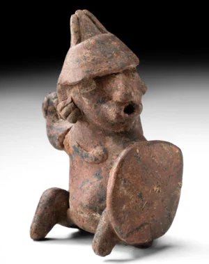Nayarit Pottery Seated Warrior with Shield (Auction 2026-06-05, Lot 51)