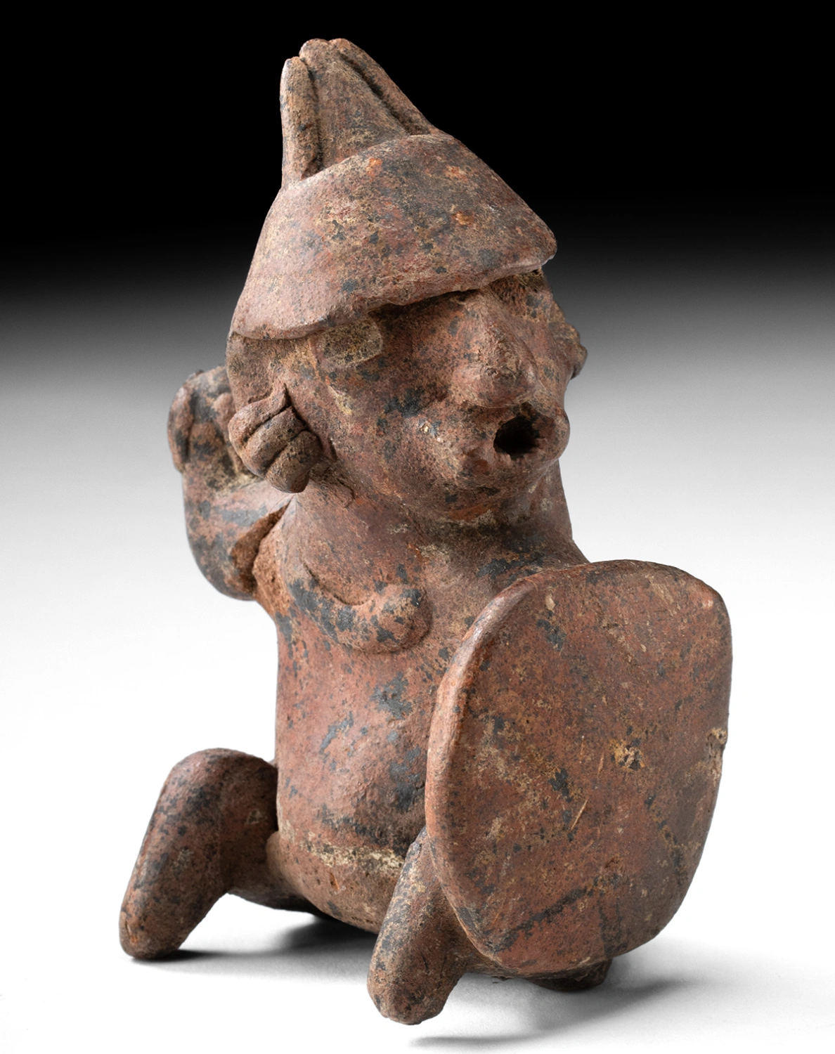 Nayarit Pottery Seated Warrior with Shield (Auction 2026-06-05, Lot 51)