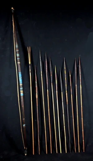 Papua New Guinea Bow + Carved & Painted Arrows (Auction 2026-06-05, Lot 155)