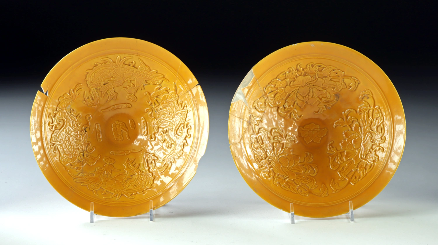Two Chinese Yellow Porcelain Bowls, 1910 Xuantong Mark (Auction 2026-06-05, Lot 225) - Image 3