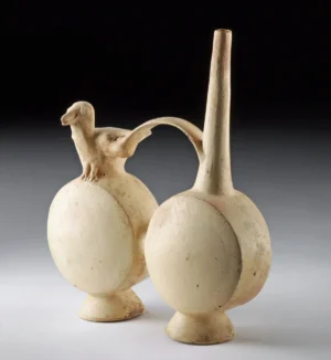 Chancay Double Chambered Whistle Vessel w/ Bird Effigy (Auction 2026-06-05, Lot 73)