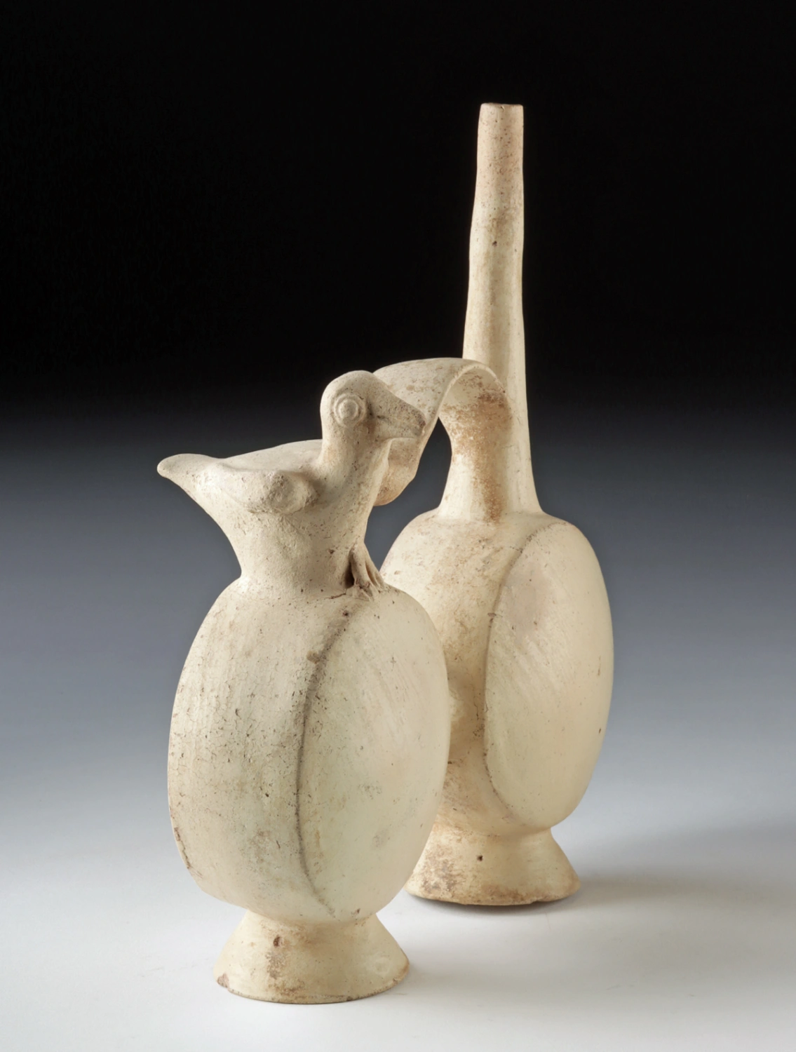Chancay Double Chambered Whistle Vessel w/ Bird Effigy (Auction 2026-06-05, Lot 73) - Image 3