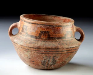 Maya El Salvador Geometric Painted Pottery Jar (Auction 2026-06-05, Lot 56)