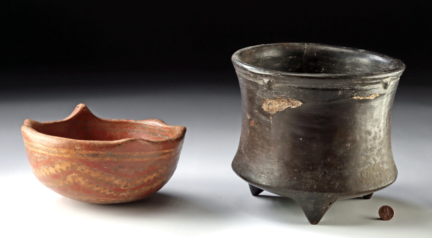 Ancient Chupicuaro Blackware & Redware Pottery (Auction 2026-06-05, Lot 35) - Image 3