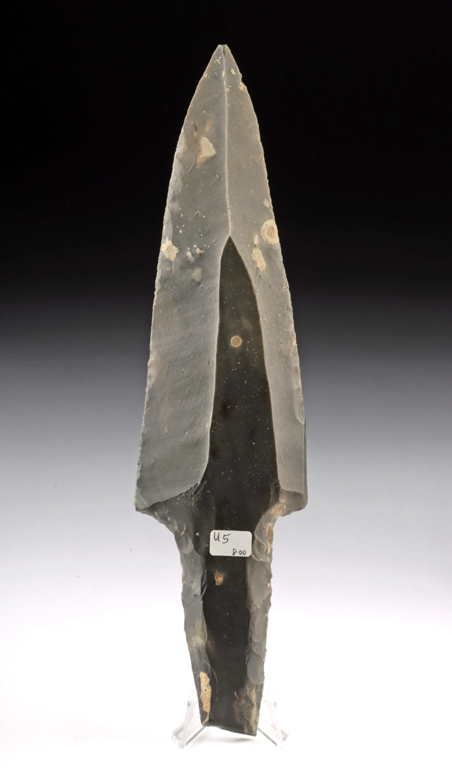 Large Ancient Maya Chert Uniface Ritual Blade (Auction 2026-06-05, Lot 62)