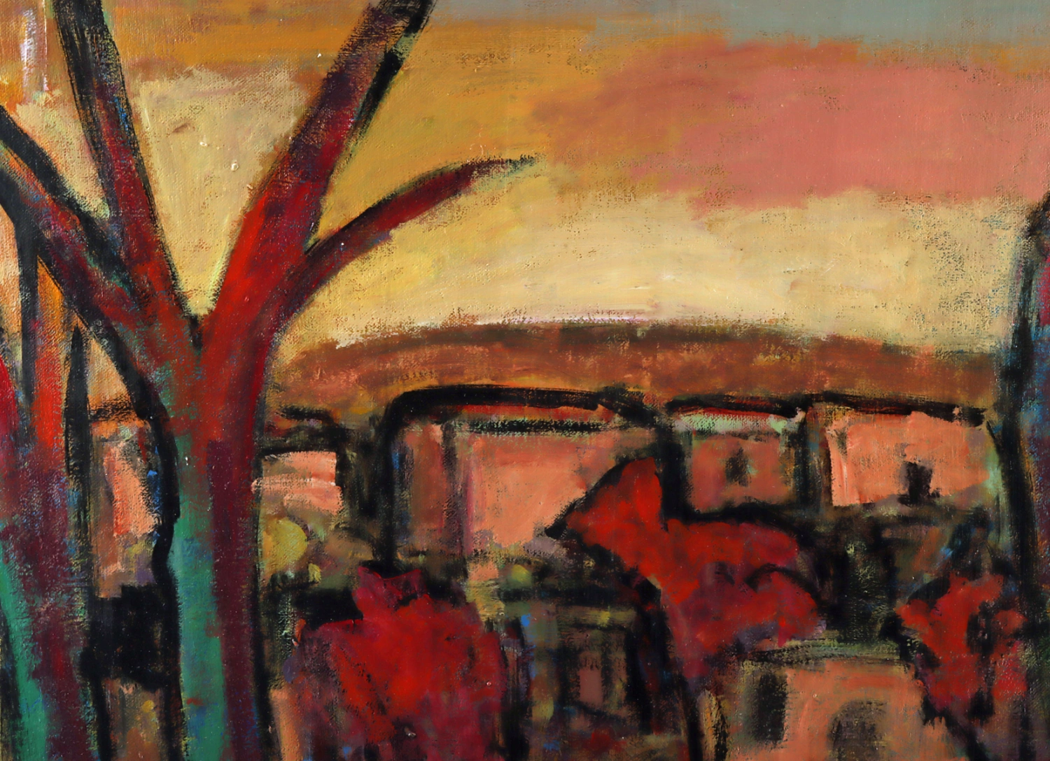 John Lindus Painting - "Outskirts of Manolates" (2004) (Auction 2026-06-05, Lot 14) - Image 3