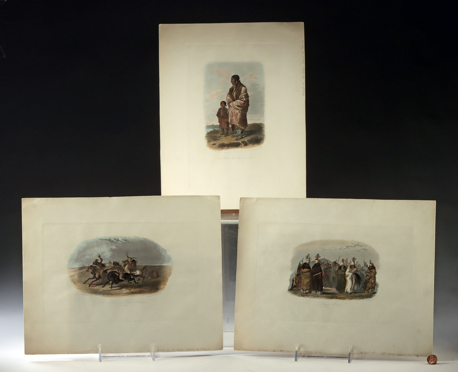 3 Hand Colored Bodmer Engravings, Graham's Magazine (Auction 2026-06-05, Lot 23D)