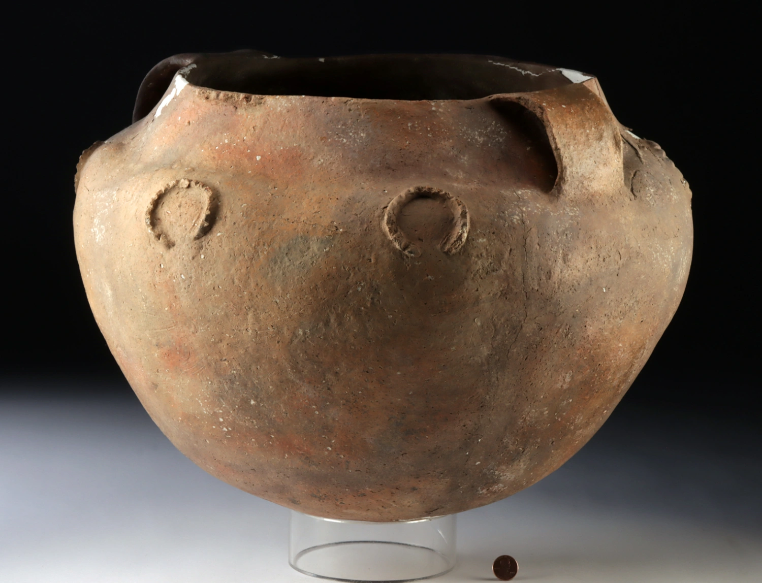 Large Mississippian Pottery Vessel w/ Handles (Auction 2026-06-05, Lot 92) - Image 4
