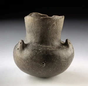 Mississippian Pottery Bottle w/ Three Faces (Auction 2026-06-05, Lot 88)