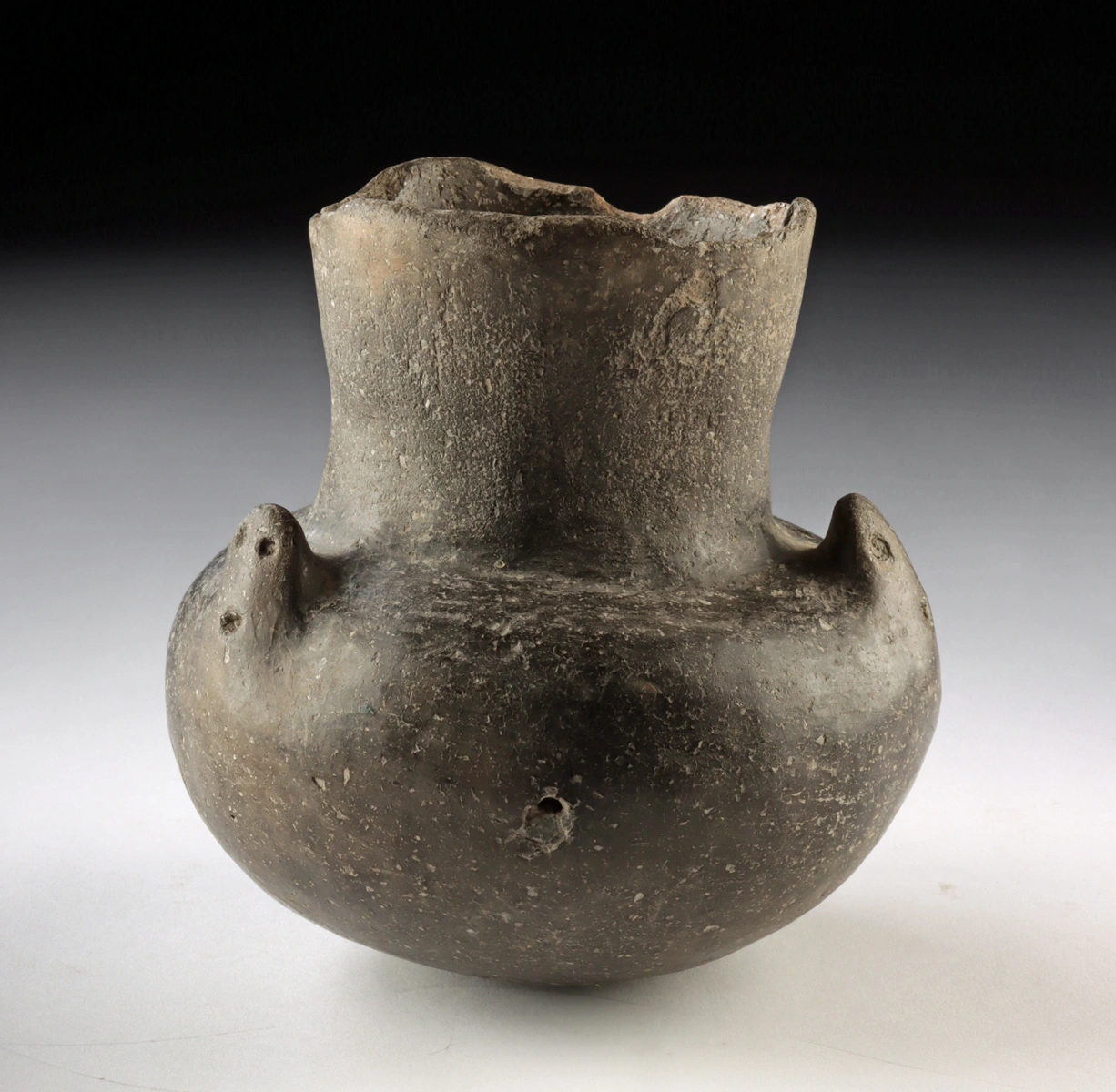 Mississippian Pottery Bottle w/ Three Faces (Auction 2026-06-05, Lot 88)