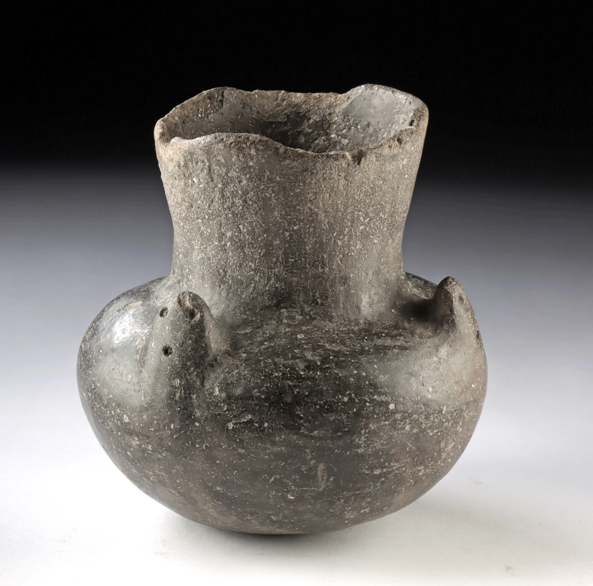 Mississippian Pottery Bottle w/ Three Faces (Auction 2026-06-05, Lot 88) - Image 3