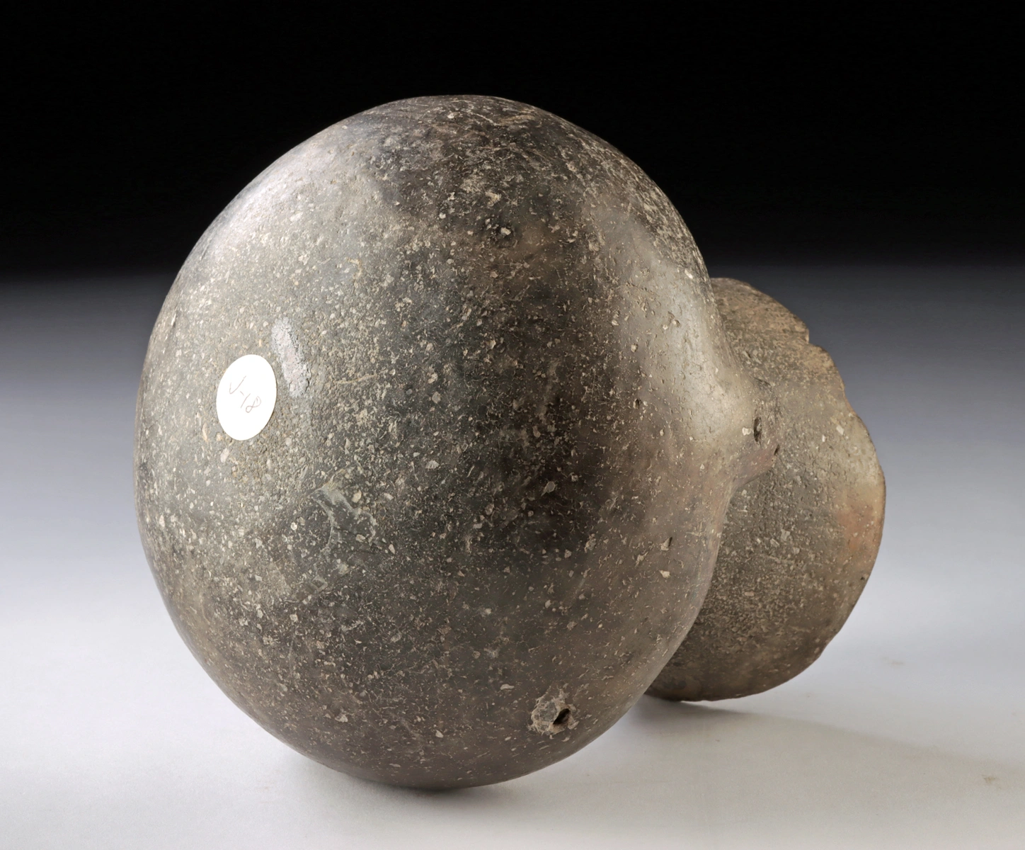 Mississippian Pottery Bottle w/ Three Faces (Auction 2026-06-05, Lot 88) - Image 4