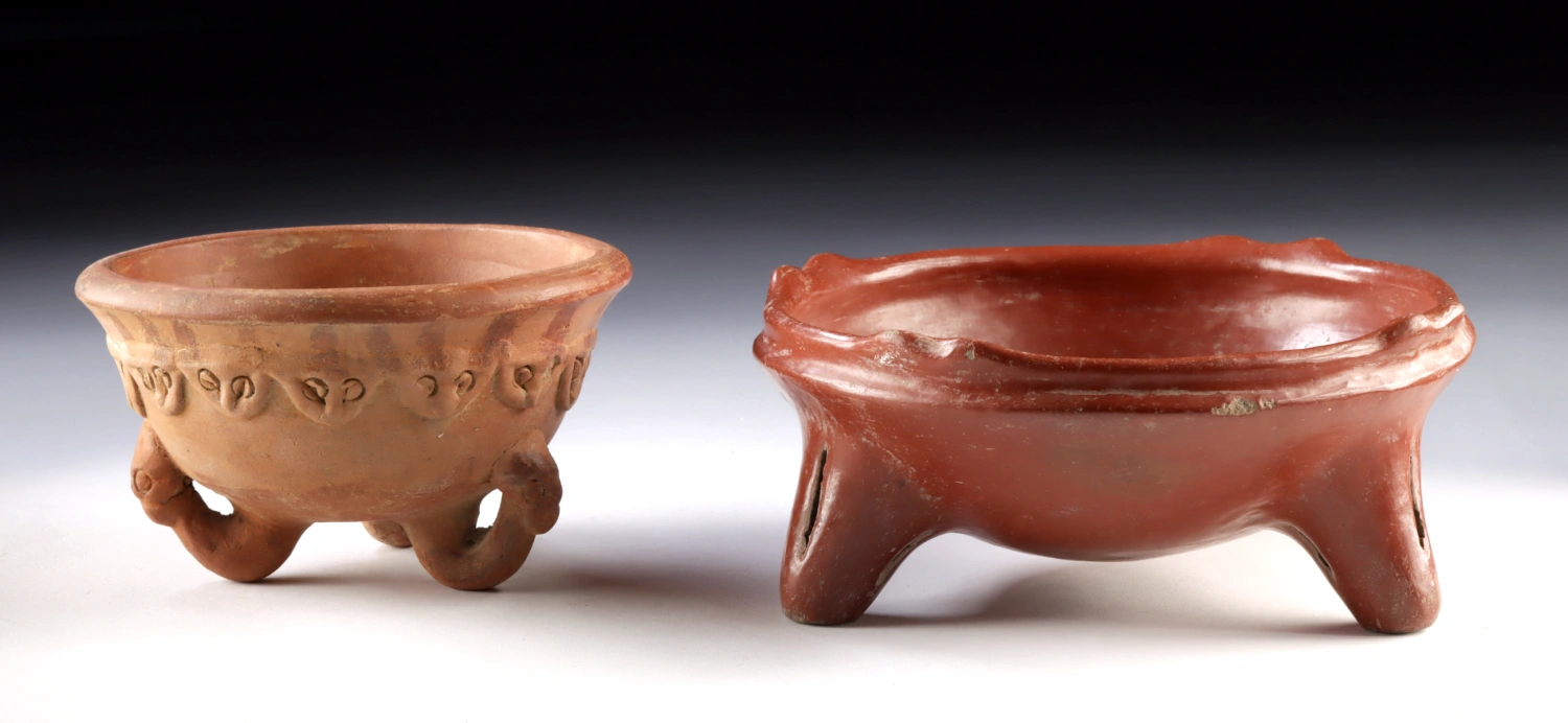 Chupicuaro & Costa Rican Redware Tripod Vessels (Auction 2026-06-05, Lot 34)