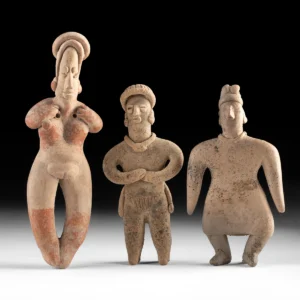 Pre-Columbian Jalisco & Colima Pottery Standing Figures, Group of 3 (Auction 2026-06-05, Lot 38A)
