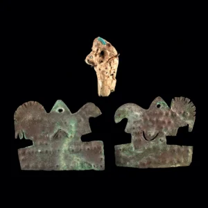 Moche Bone Finial w/ Turquoise & Chimu Copper Ornaments (Auction 2026-06-05, Lot 77B)