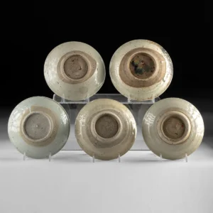 18th-19th C. Chinese Qing Stoneware Shipwreck Dishes, Set of 5 (Auction 2026-06-05, Lot 207)