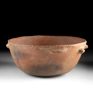 Caddo Mississippian Pottery Effigy Bowl with Incised Rim (Auction 2026-06-05, Lot 100)