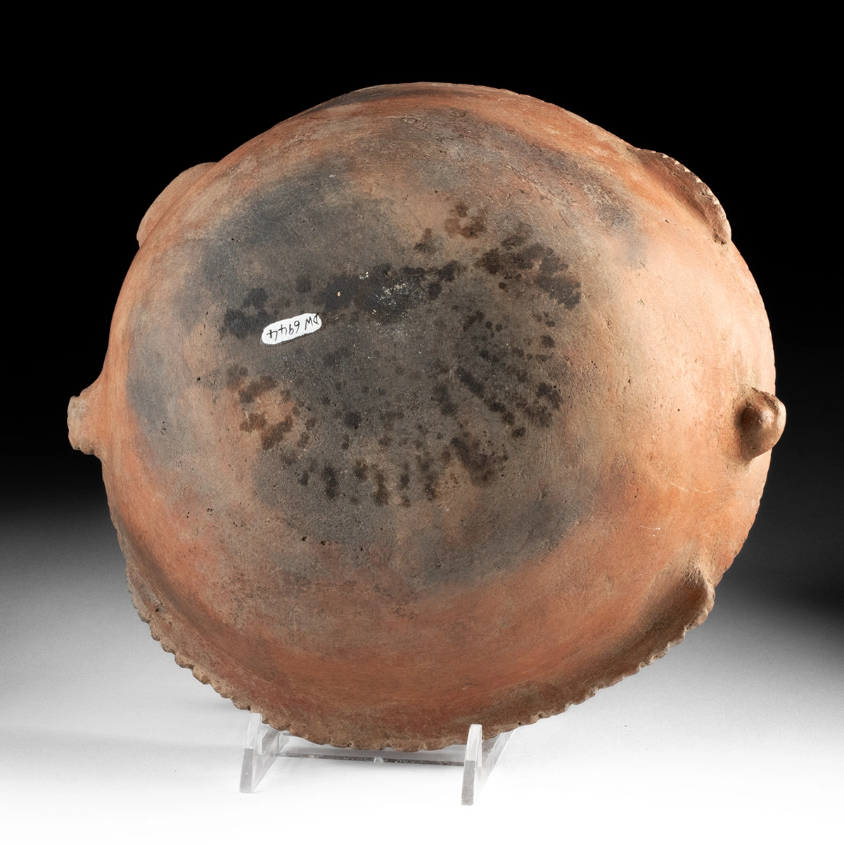 Caddo Mississippian Pottery Effigy Bowl with Incised Rim (Auction 2026-06-05, Lot 100) - Image 5