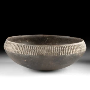 Caddo Blackware Fingernail Punctate Friendship Bowl (Auction 2026-06-05, Lot 101)
