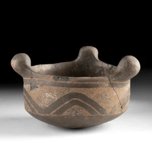 Caddo Engraved Pottery Bowl with Tri-Lug Rim (Auction 2026-06-05, Lot 104)