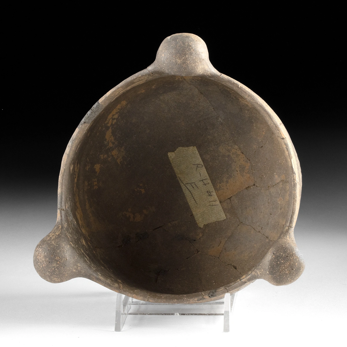 Caddo Engraved Pottery Bowl with Tri-Lug Rim (Auction 2026-06-05, Lot 104) - Image 4