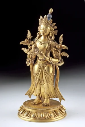 19th C. Tibetan Bronze Figure of Tara (High-Gold Gilt) (Auction 2026-06-05, Lot 191)