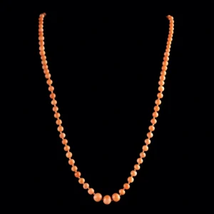 Victorian Coral Graduated Bead Necklace with Brass Clasp (Auction 2026-06-05, Lot 265A)