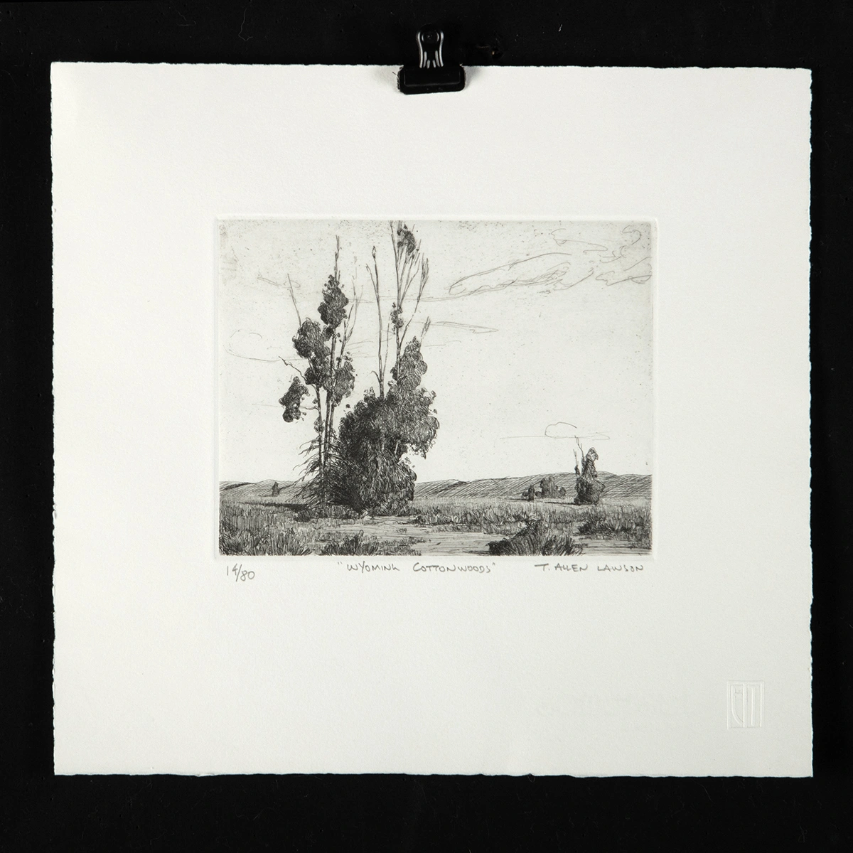 Tim Allen Lawson Print "Wyoming Cottonwoods" (Auction 2026-06-05, Lot 24H)
