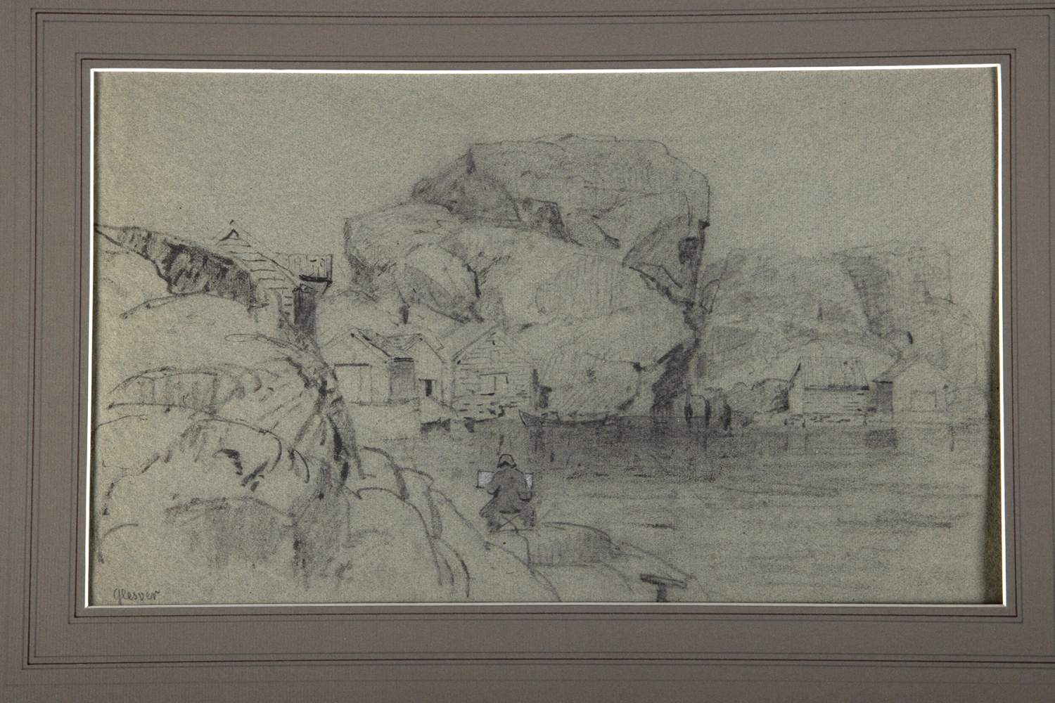 Group of Three Landscape Works on Paper - 19th & 20th C. (Auction 2026-06-05, Lot 24G) - Image 4