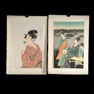 20th C. Japanese Woodblocks After Utamaro - Takamizawa, Pair (Auction 2026-06-05, Lot 232F)