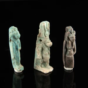 Egyptian Late Period Faience Amulet Group - Sekhmet & Taweret (Auction 2026-06-05, Lot 163B)